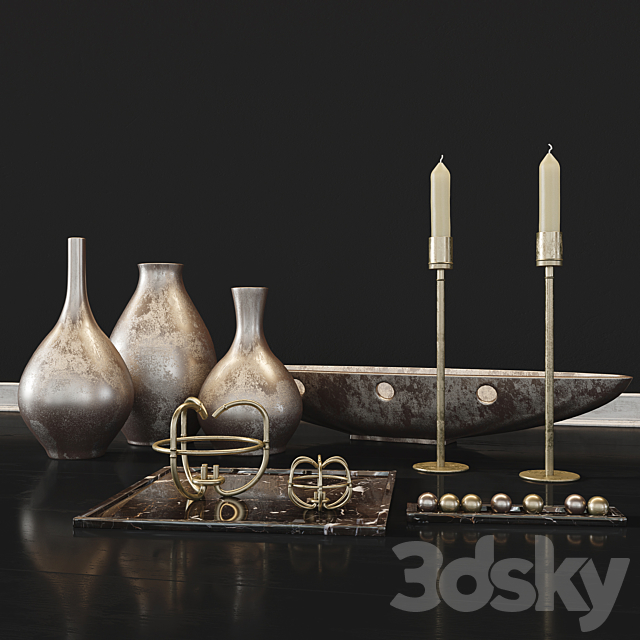 Decorative Set 3DSMax File - thumbnail 1