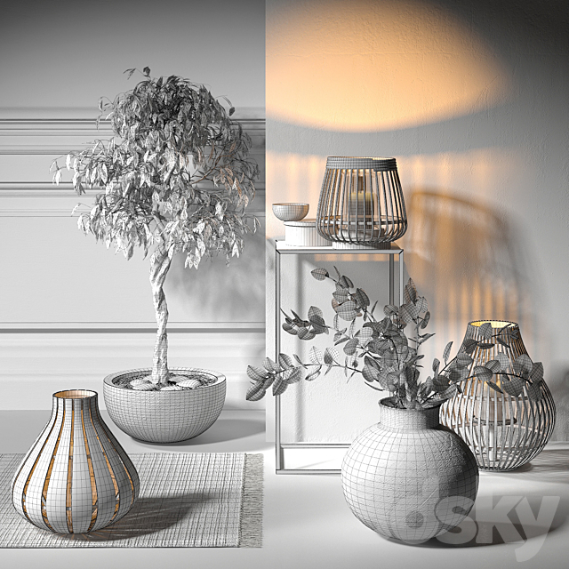 Decorative set 3DSMax File - thumbnail 2