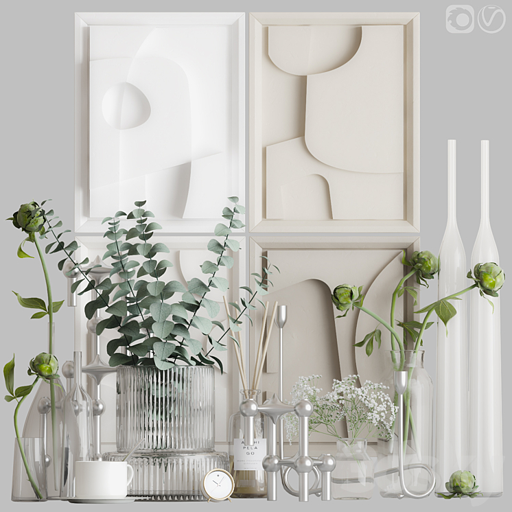 Decorative set 41 3DS Max Model - thumbnail 1