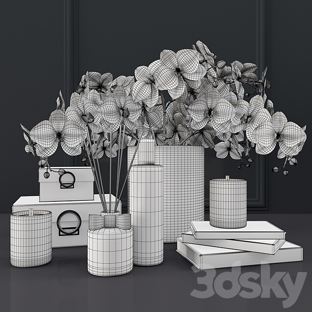 Decorative set 8 3DSMax File - thumbnail 2