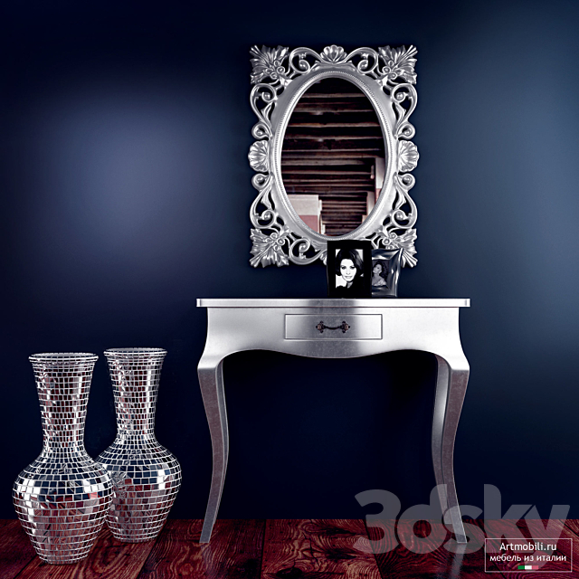 Decorative set classic 3ds Max - thumbnail 1