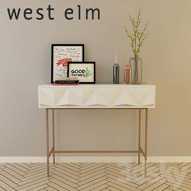 Decorative set from West Elm 3DSMax File - thumbnail 1