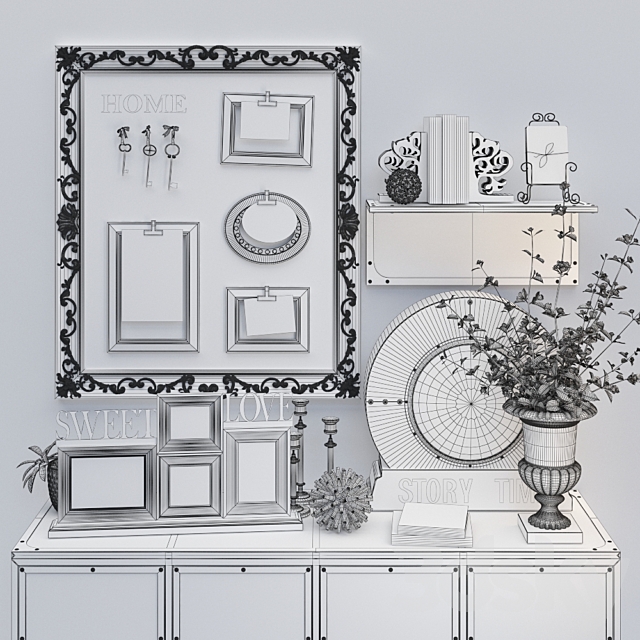 Decorative set LOFT 3DSMax File - thumbnail 3