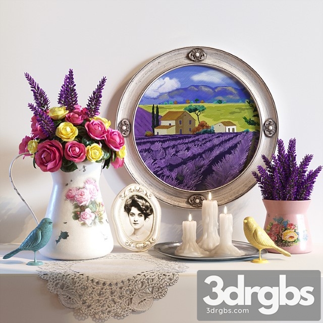 Decorative Set Provence 1 3dsmax Download - thumbnail 1