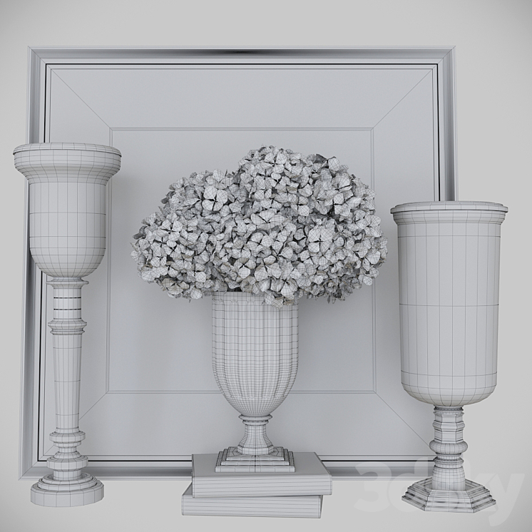 Decorative set Ralph Lauren Home 3DS Max Model - thumbnail 2