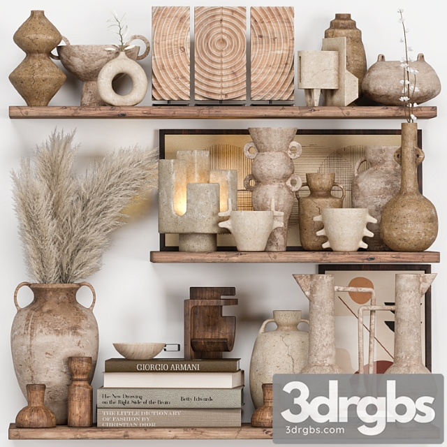 Decorative Set Rustic Style 05 3dsmax Download - thumbnail 1