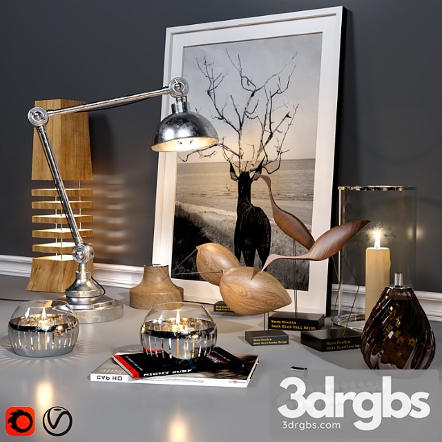 Decorative Set Vitra Model 2 3dsmax Download - thumbnail 1