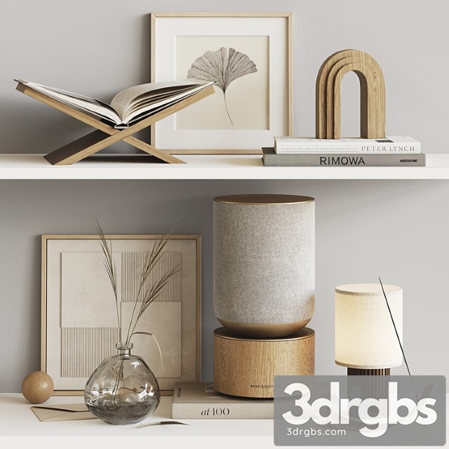 Decorative set with Bang & Olufsen 3dsmax Download - thumbnail 1