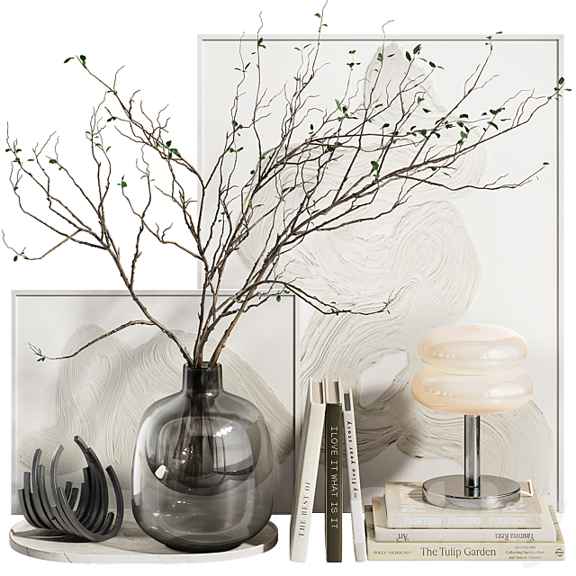 Decorative set with branches ch9 3ds Max - thumbnail 1