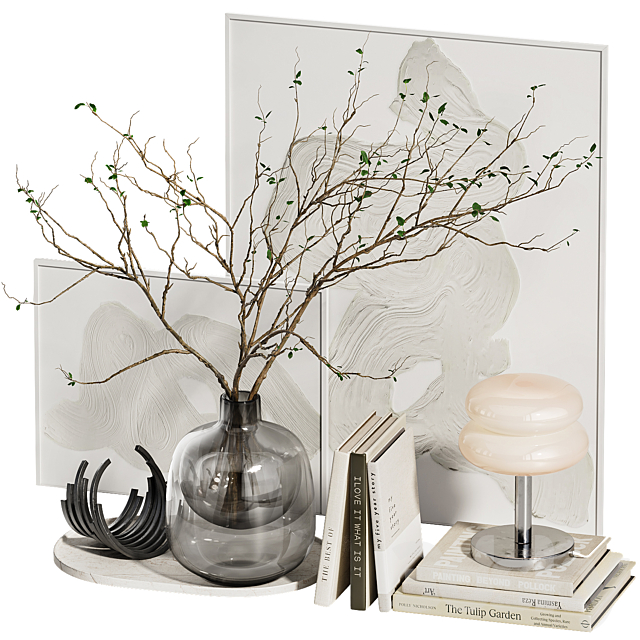 Decorative set with branches ch9 3ds Max - thumbnail 3