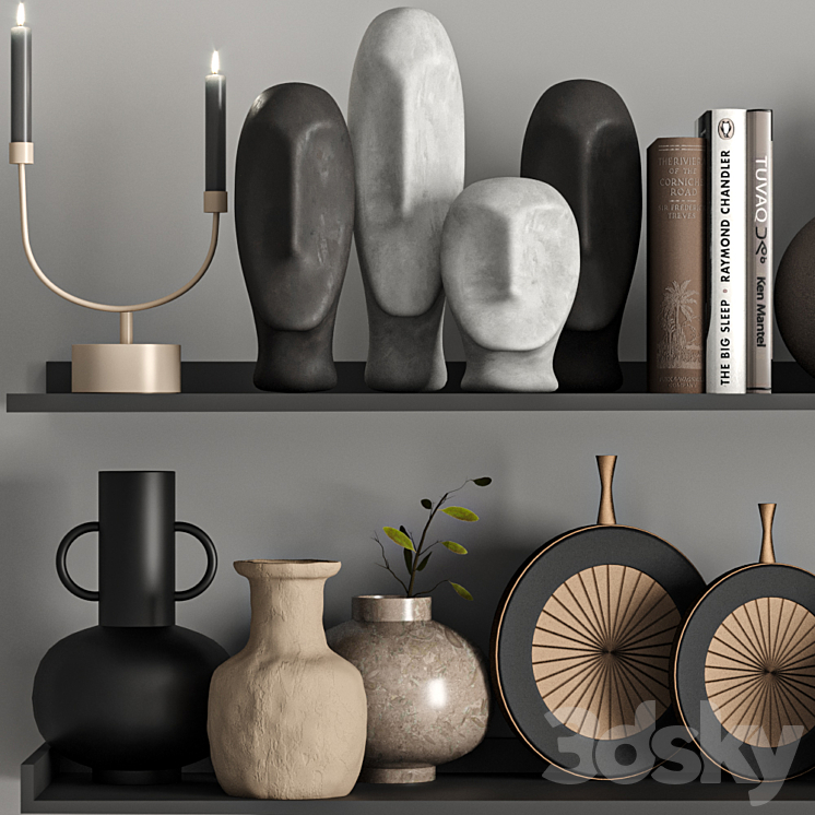 decorative set20 3DS Max Model - thumbnail 2