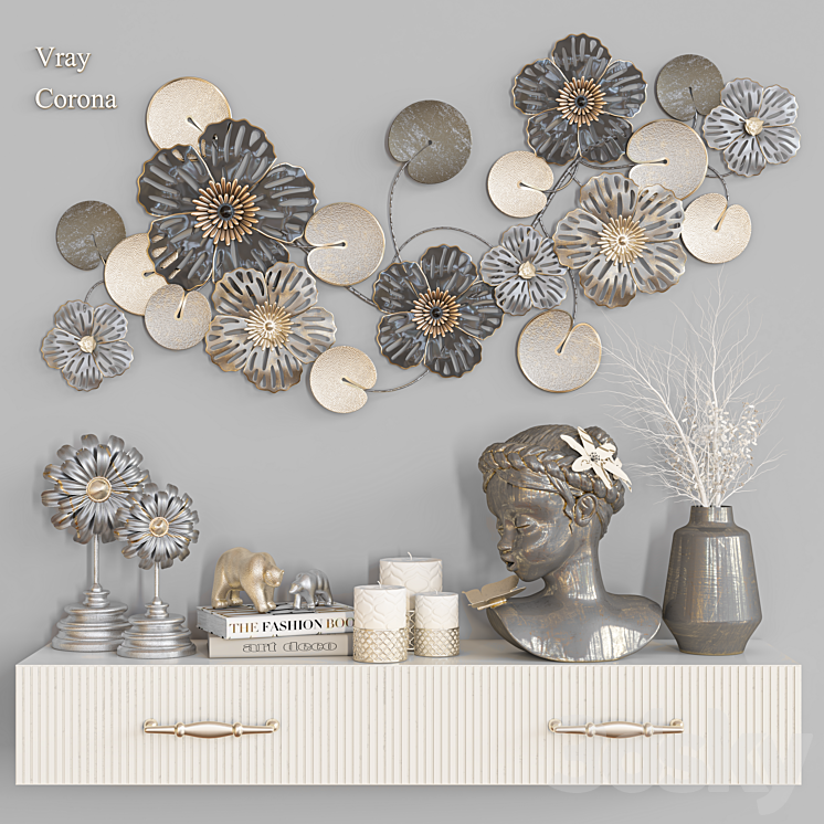 decorative set_60 3DS Max Model - thumbnail 1