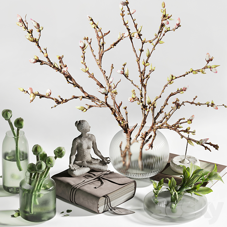 Decorative Spring Set 041 3DS Max Model - thumbnail 3