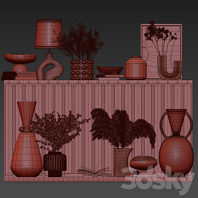 decorset_shelf07 3DSMax File - thumbnail 4