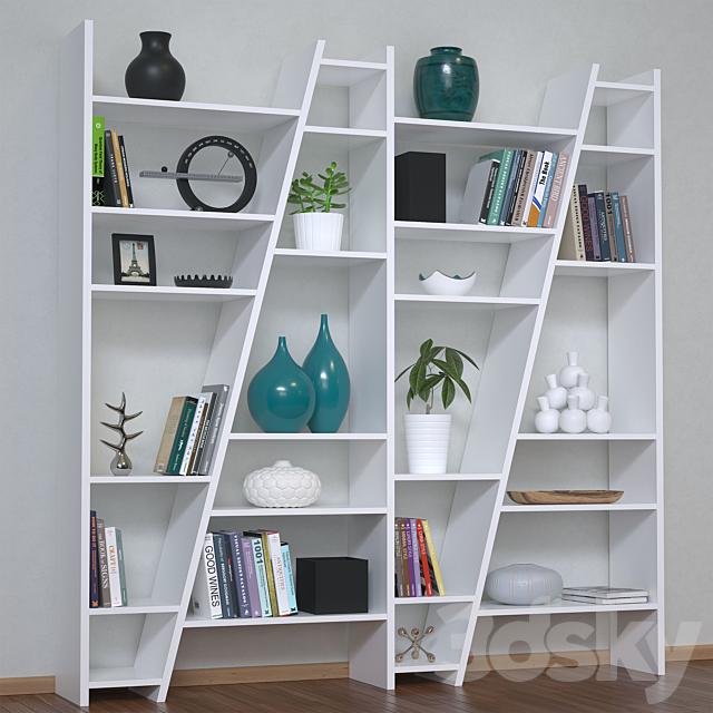 Delta Composition Shelving Unit 3DSMax File - thumbnail 2