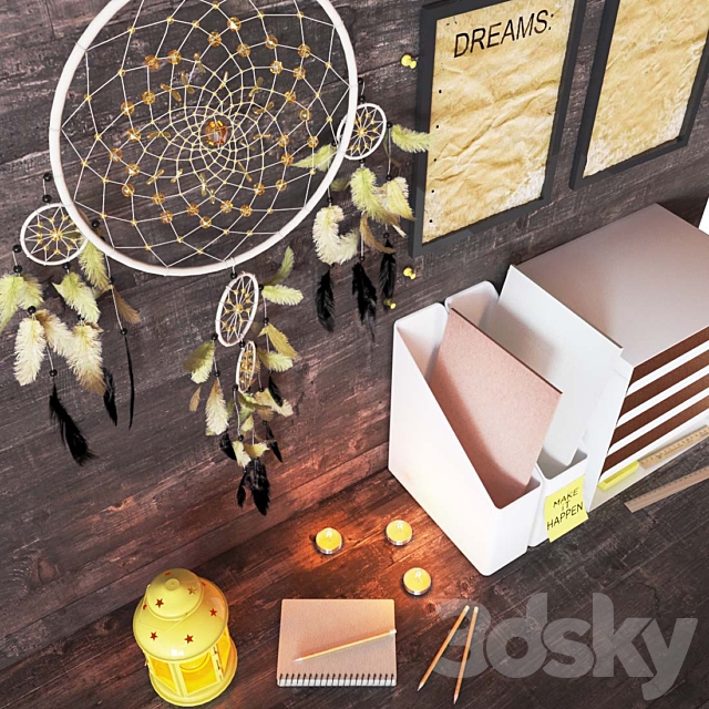 dreamcatcher second set 3DSMax File - thumbnail 2