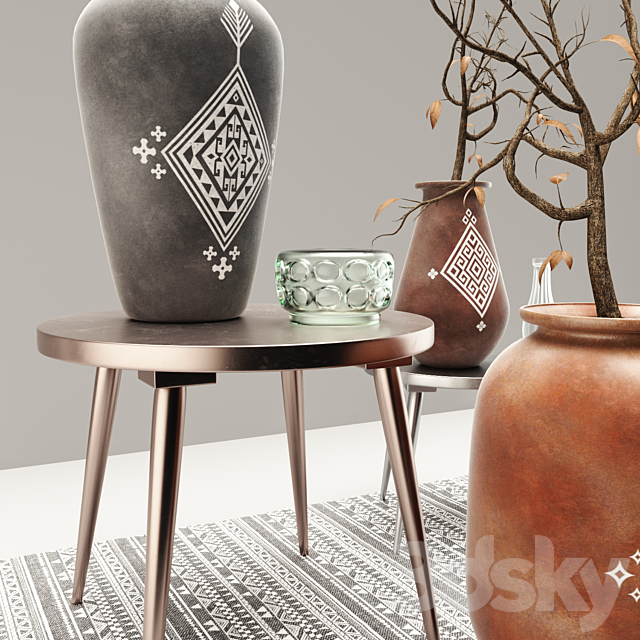 Ethnic Decorative Set 3DSMax File - thumbnail 2