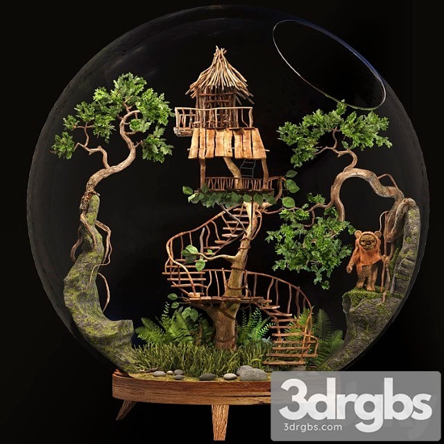 Florarium 20 3dsmax Download - thumbnail 1