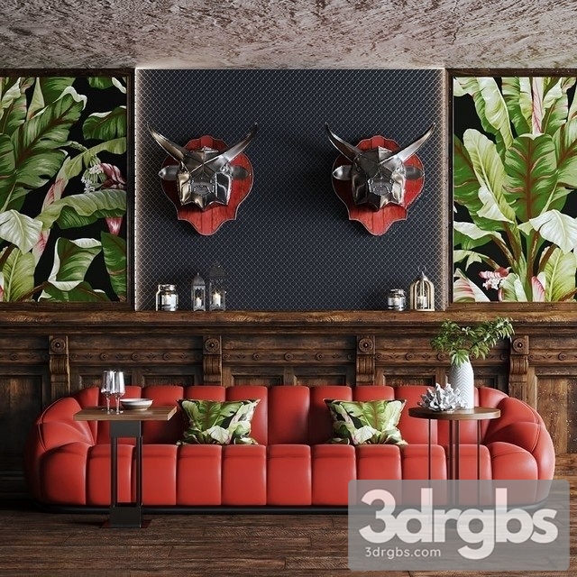 Furniture Node Cafe Restaurant 3dsmax Download - thumbnail 1