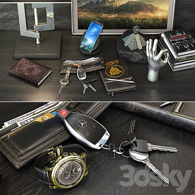 Gentleman’s set 3DSMax File - thumbnail 1