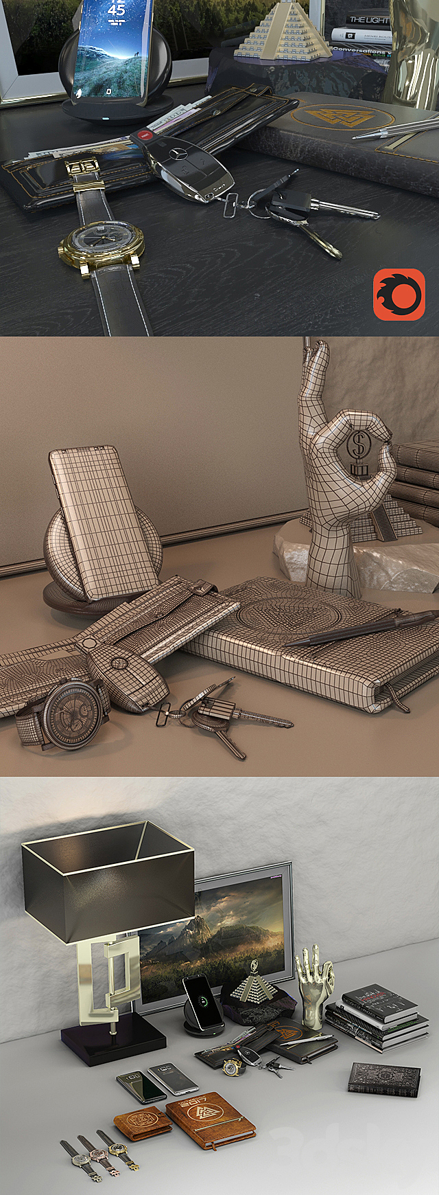 Gentleman’s set 3DSMax File - thumbnail 3