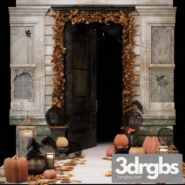 Halloween Set 3 3dsmax Download - thumbnail 1