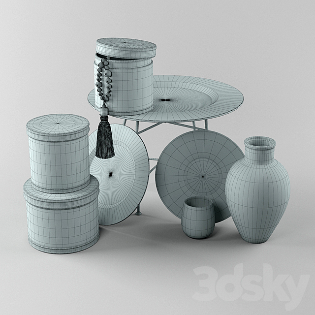 House Decor 3DS Max Model - thumbnail 2