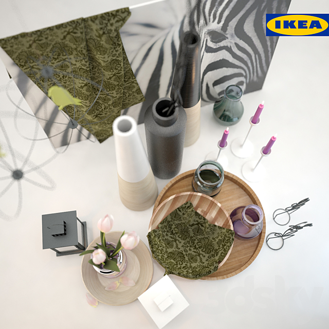 IKEA DECOR 3DS Max Model - thumbnail 2