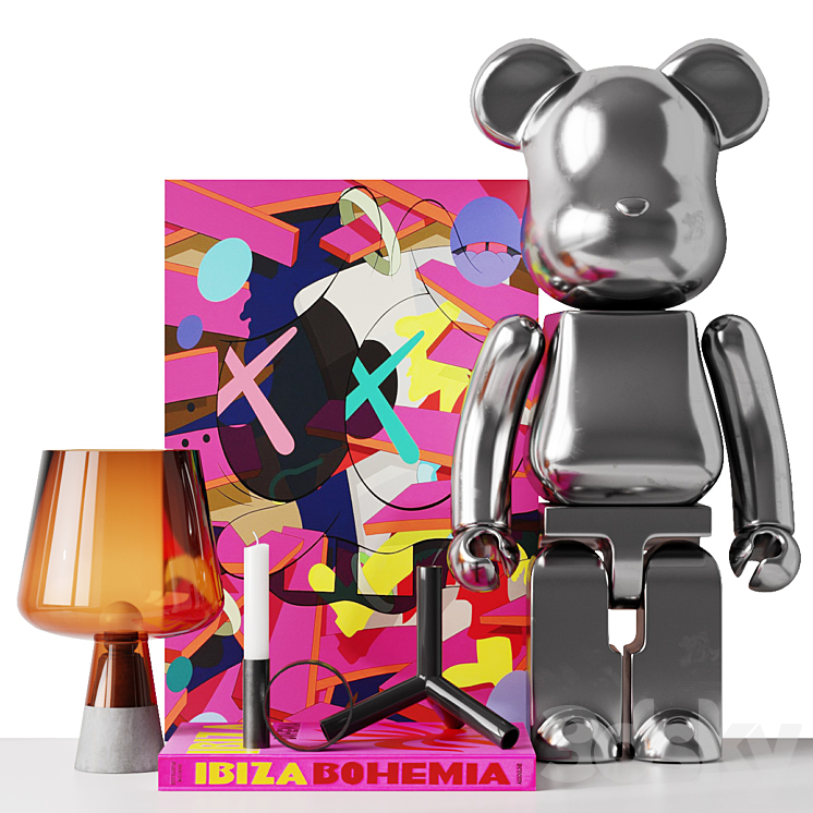 Kaws 3DS Max Model - thumbnail 1