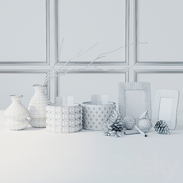 Kelly Hoppen | Lyra Candle set 3DS Max Model - thumbnail 2