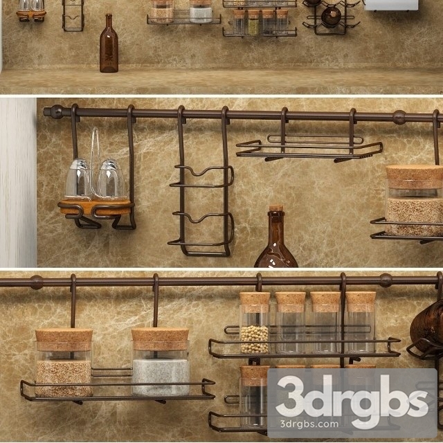 Kitchen Decor 3dsmax Download - thumbnail 1