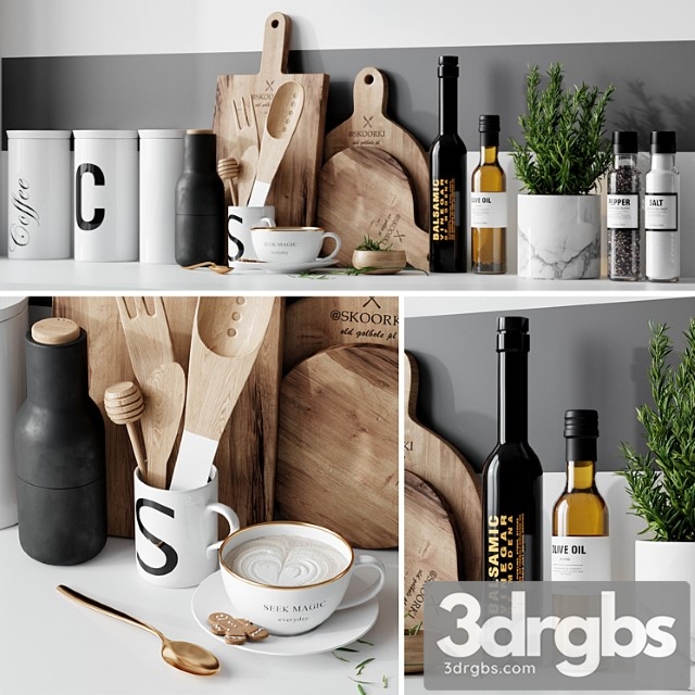 Kitchen Decor 6 1 3dsmax Download - thumbnail 1