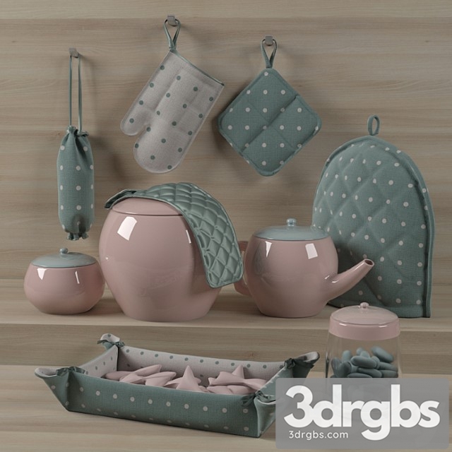 Kitchen Decoration Set 2 3dsmax Download - thumbnail 1