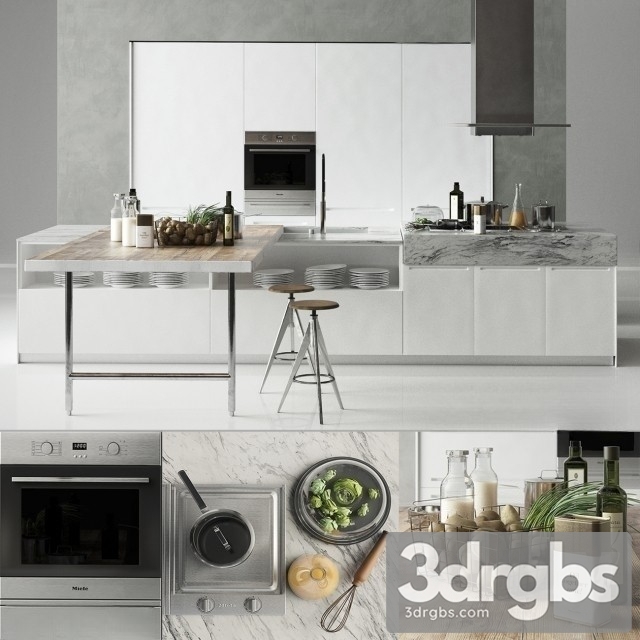 Kitchen Decorations 3dsmax Download - thumbnail 1