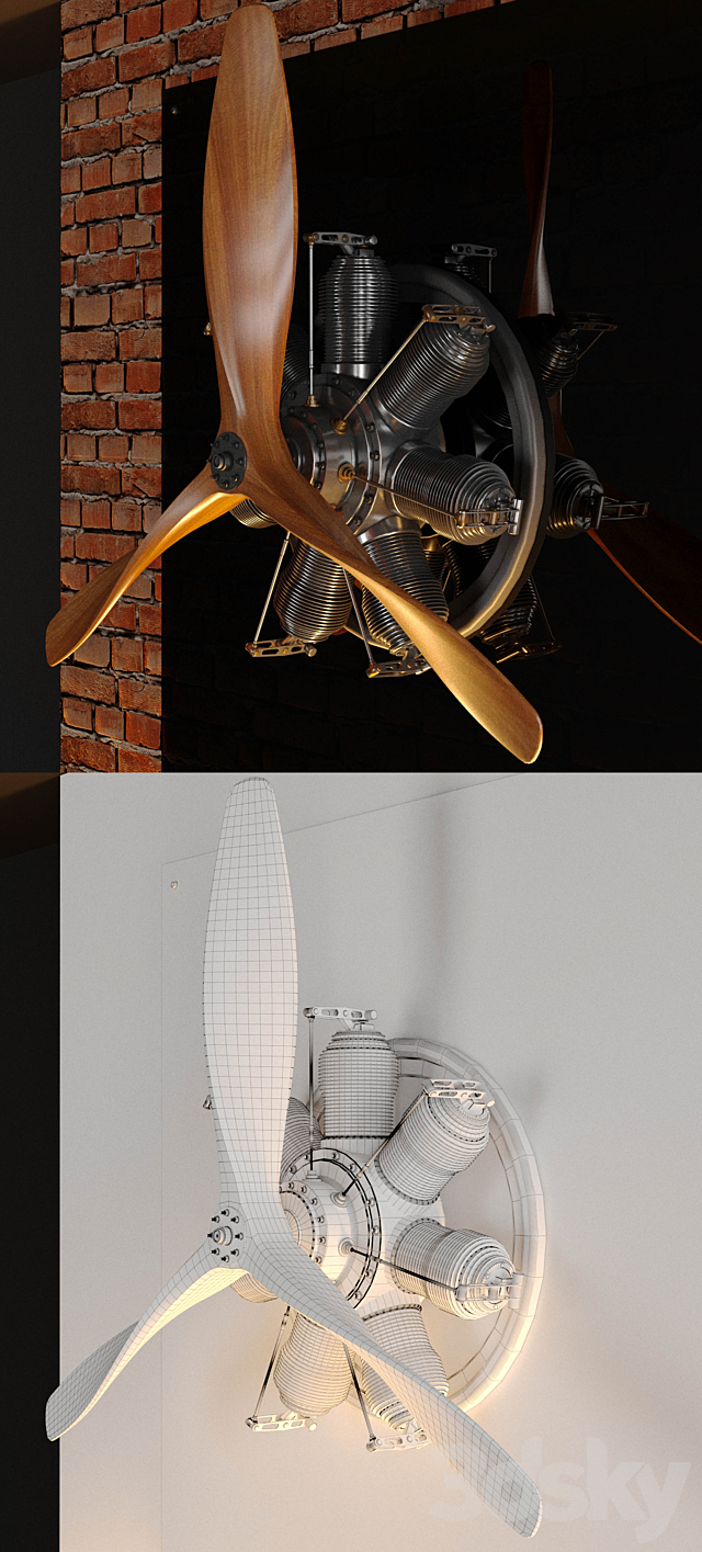 Loft set 3DSMax File - thumbnail 2