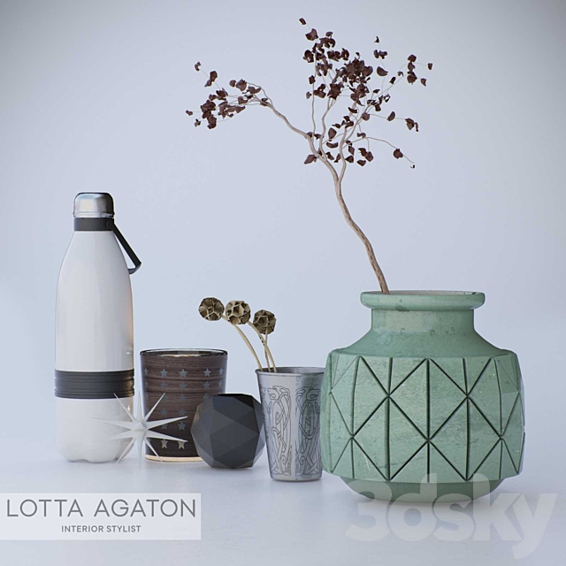 Lotta Agaton decor 3DSMax File - thumbnail 1