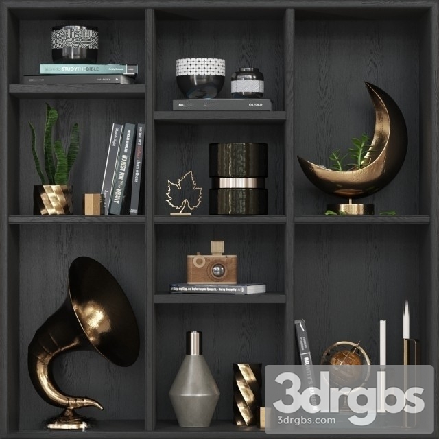 Luxury Decorative Set 02 3dsmax Download - thumbnail 1