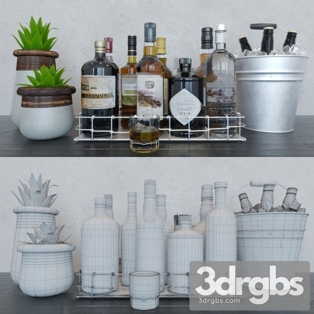 Mini Bar 3dsmax Download - thumbnail 1