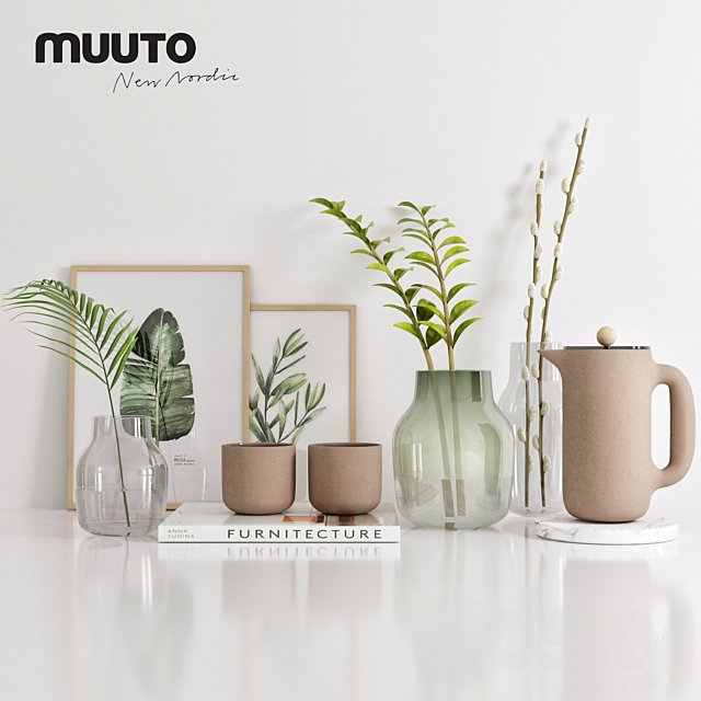 Muuto Push coffee maker_set 3DS Max Model - thumbnail 1