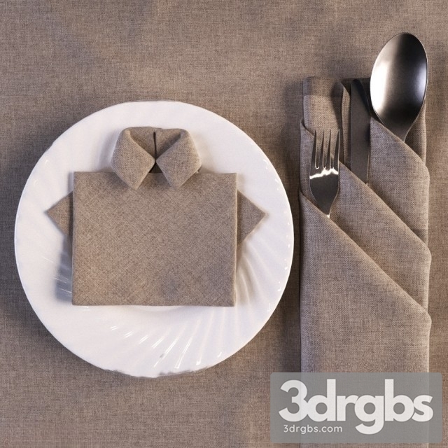 Napkin 3dsmax Download - thumbnail 1