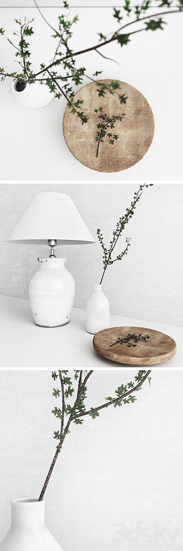 Neptune lamp and vase 3DSMax File - thumbnail 2