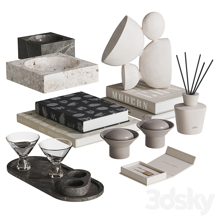 NG7 Decorative Set 3DS Max Model - thumbnail 1