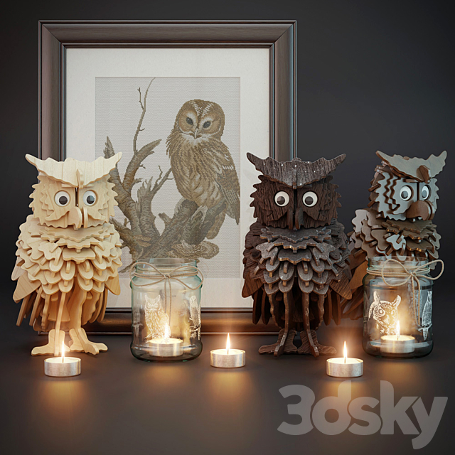 Owls 3DSMax File - thumbnail 1