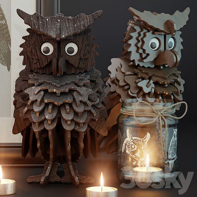 Owls 3DSMax File - thumbnail 2