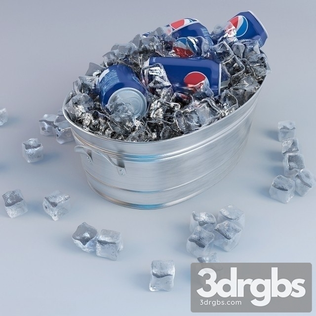 Pepsi Ice Bucket 3dsmax Download - thumbnail 1