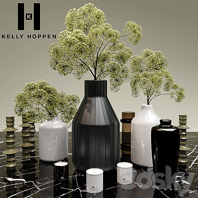 Plants and vases site kelly hoppen 3DSMax File - thumbnail 1