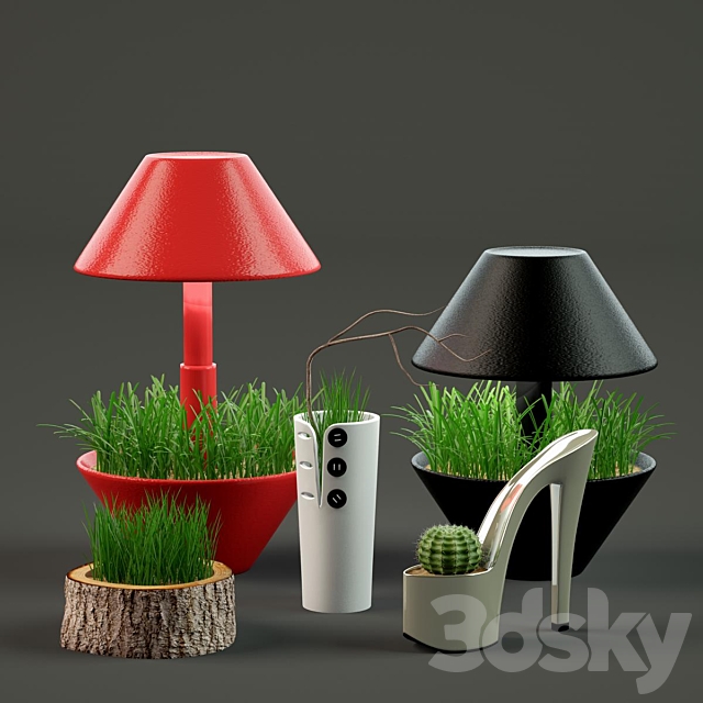 Pots 3DS Max Model - thumbnail 1