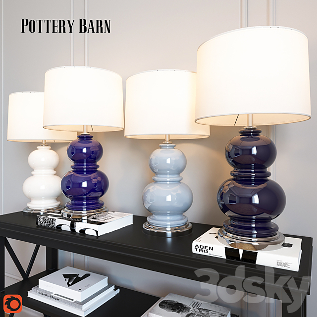 PotteryBarn_console 3DSMax File - thumbnail 2