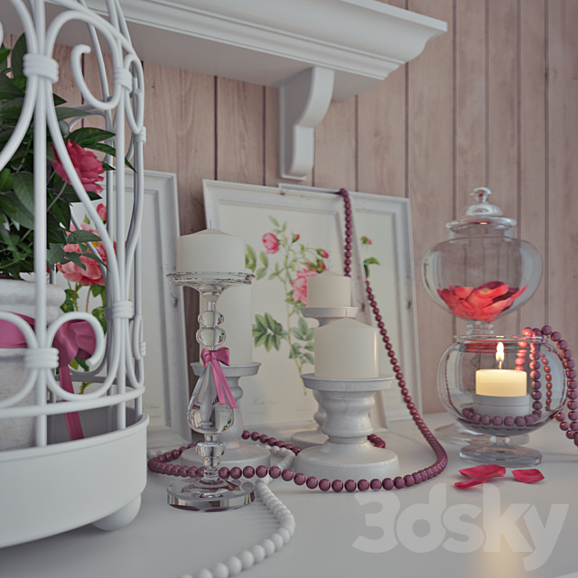 Provence Decor “Camellia” 3ds Max - thumbnail 2