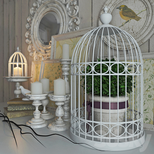 Provence Decor set 3DS Max Model - thumbnail 2